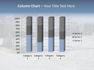 Outdoor Hockey Net PowerPoint Template