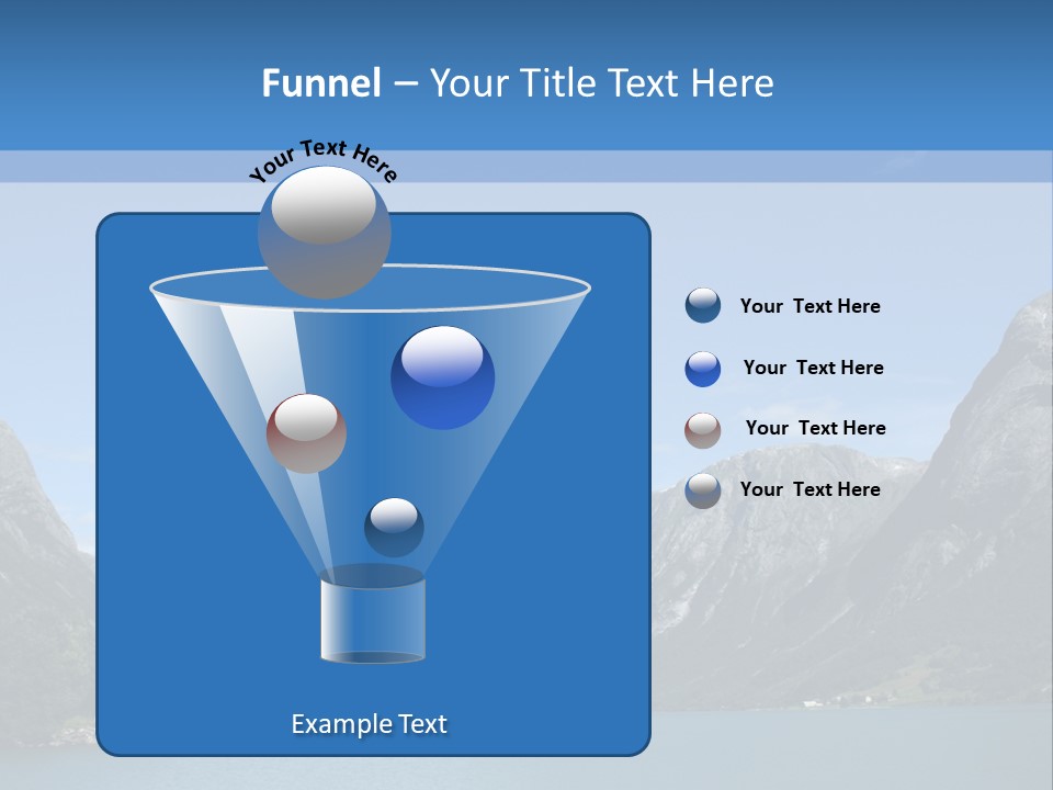 Beautiful Lanscapes From Norwegian Fjords In The Summer - Europe Travel PowerPoint Template