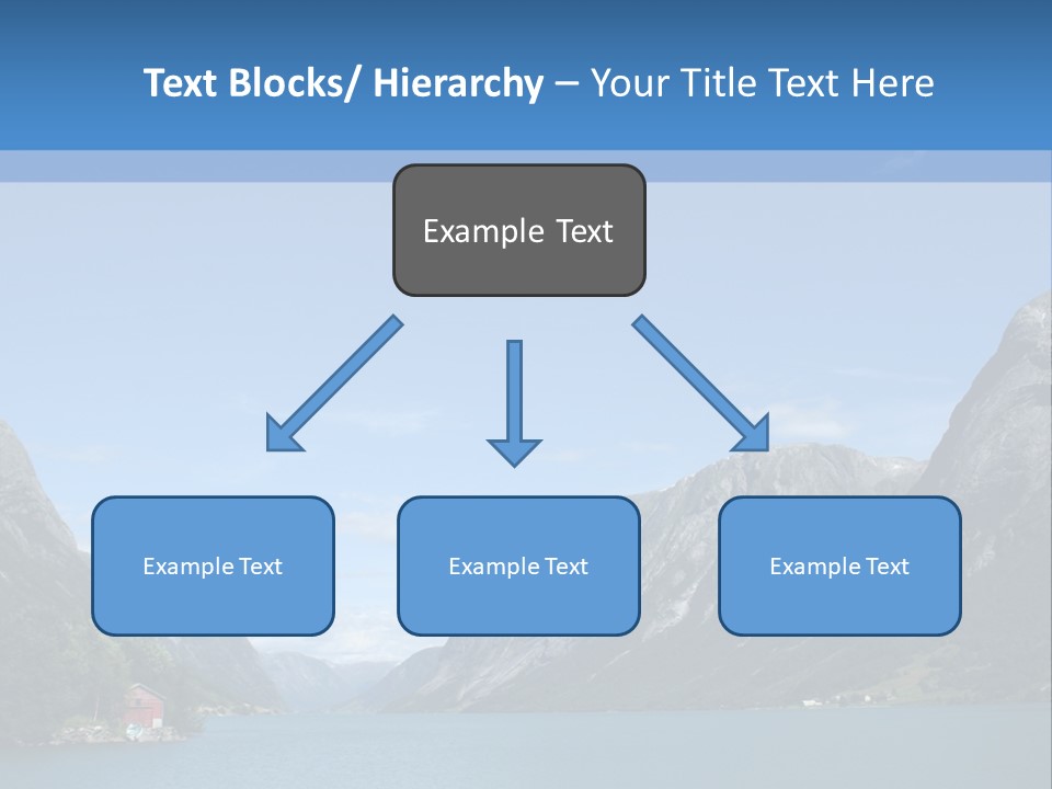 Beautiful Lanscapes From Norwegian Fjords In The Summer - Europe Travel PowerPoint Template