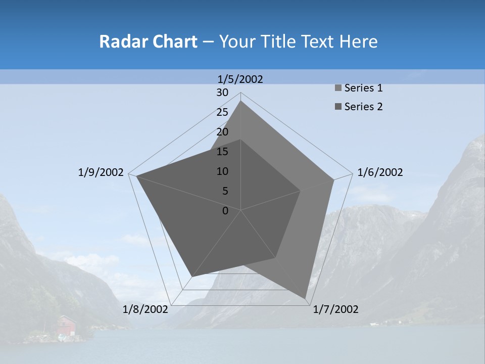 Beautiful Lanscapes From Norwegian Fjords In The Summer - Europe Travel PowerPoint Template