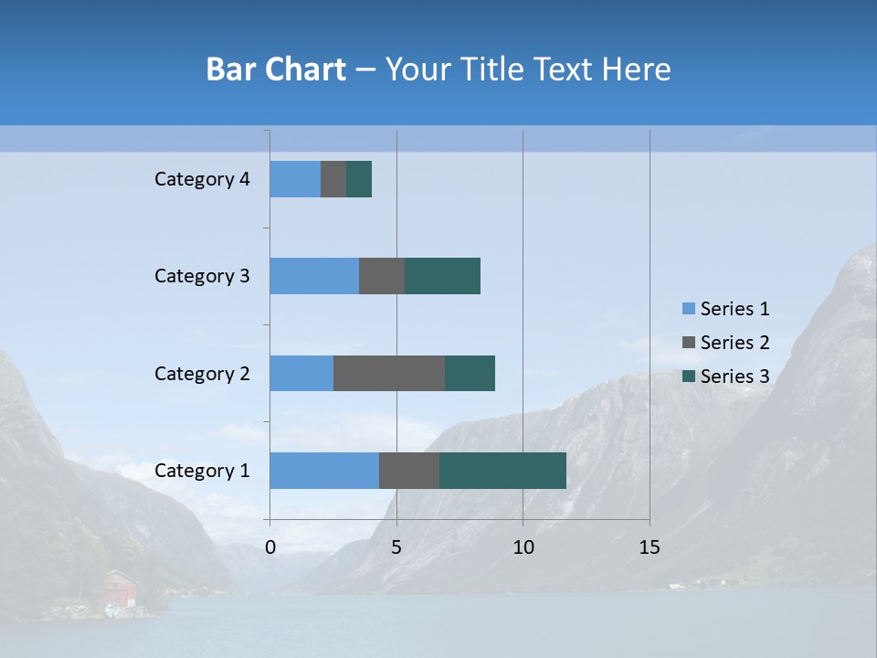Beautiful Lanscapes From Norwegian Fjords In The Summer - Europe Travel PowerPoint Template