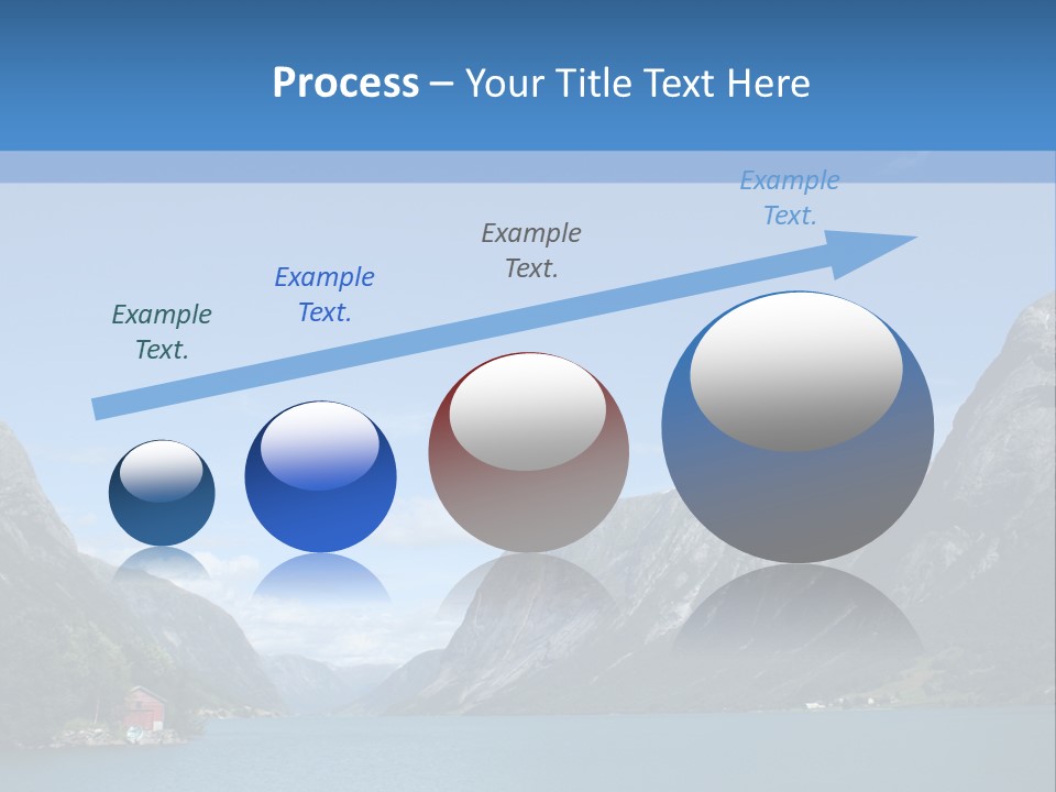 Beautiful Lanscapes From Norwegian Fjords In The Summer - Europe Travel PowerPoint Template