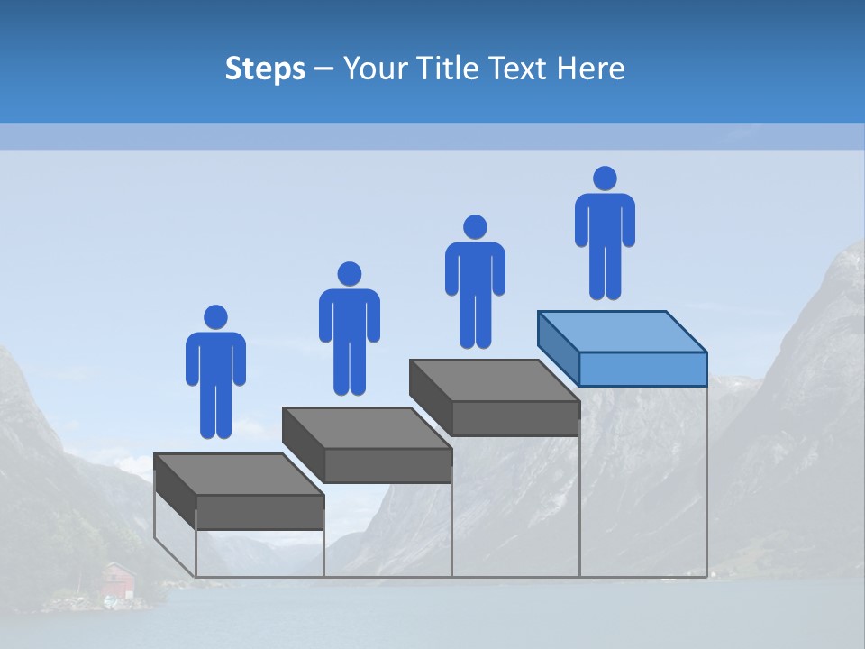 Beautiful Lanscapes From Norwegian Fjords In The Summer - Europe Travel PowerPoint Template