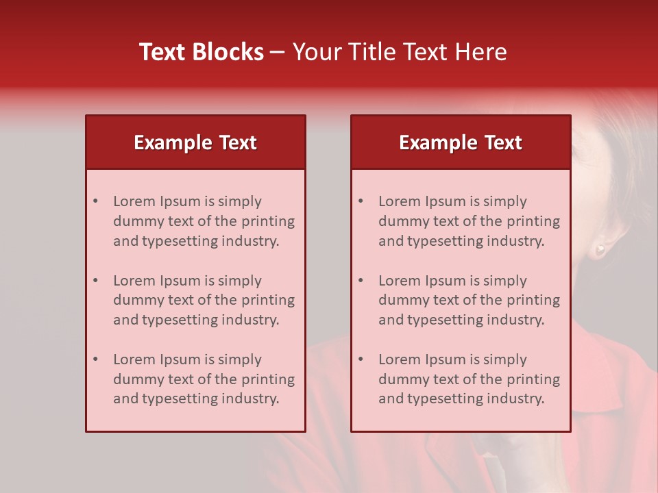 Mid  Woman Holding Glasses And Looking Sidewards PowerPoint Template