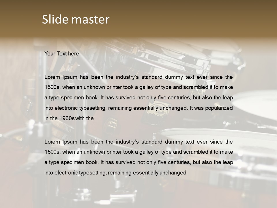 Drums PowerPoint Template