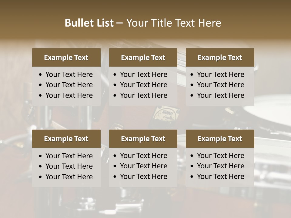 Drums PowerPoint Template