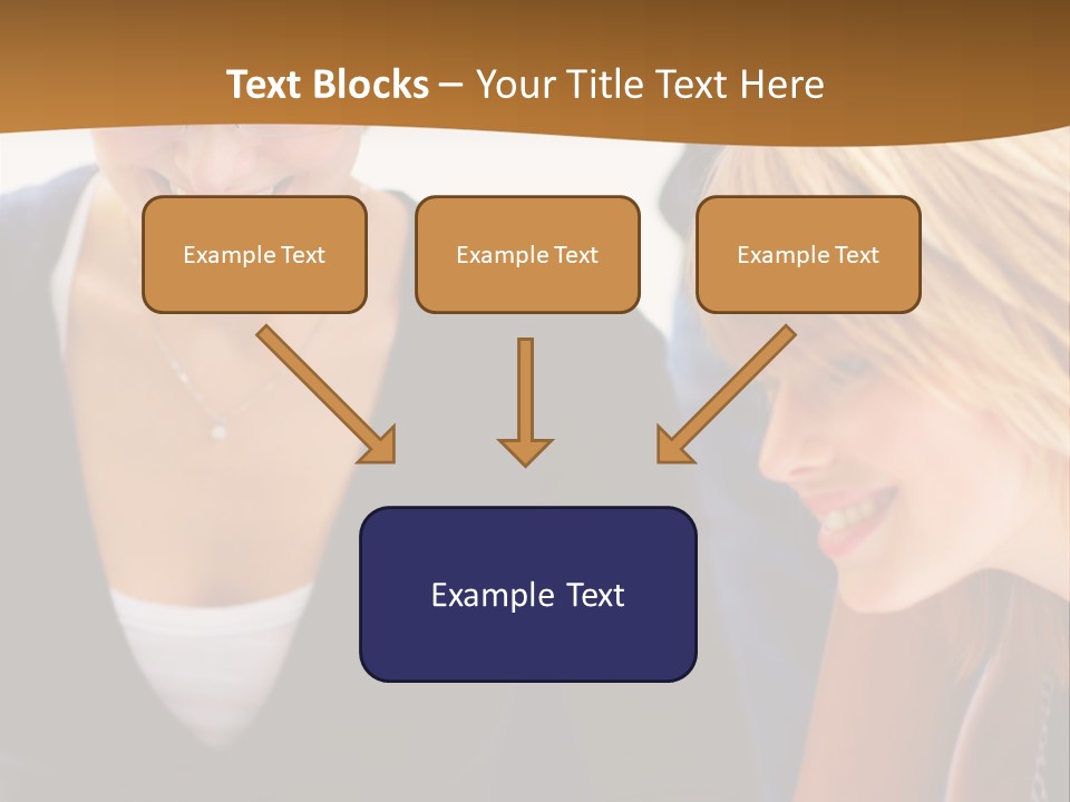 A Senior Man And Wife Deeply In Love. She Is Upset And He Is Comforting Her. PowerPoint Template