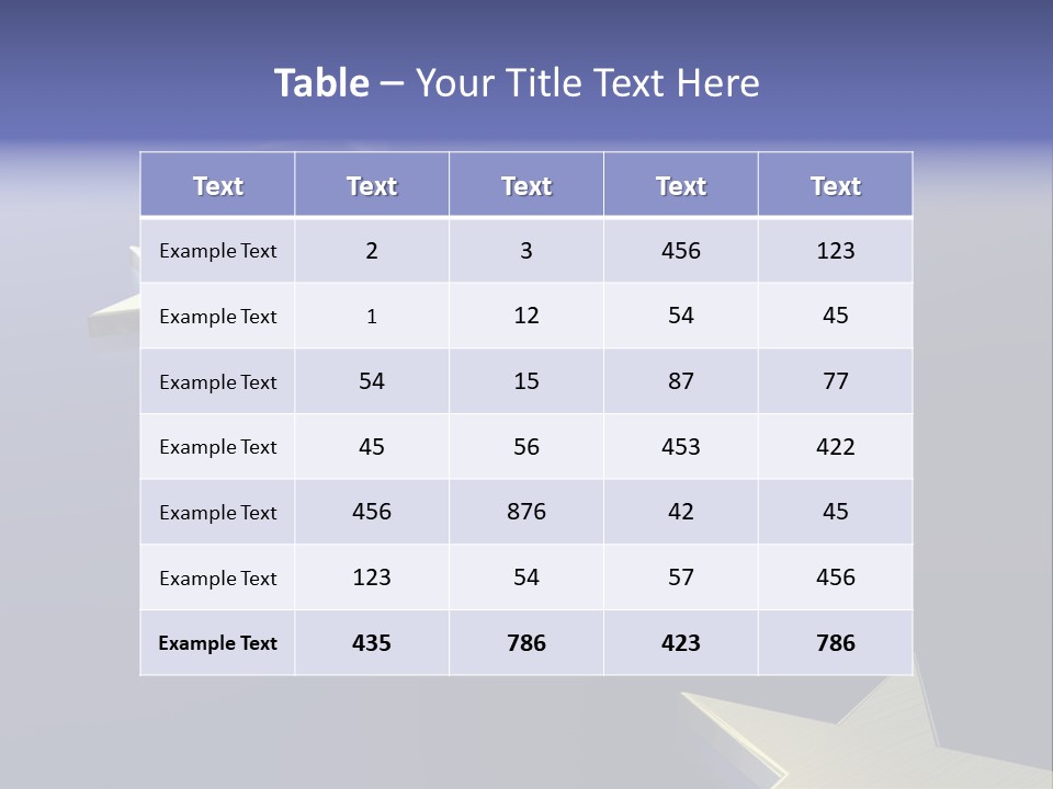 A Group Of Gold Stars On A Blue Background PowerPoint Template