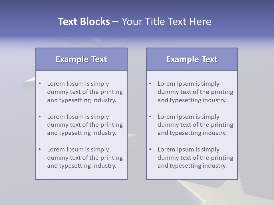 A Group Of Gold Stars On A Blue Background PowerPoint Template