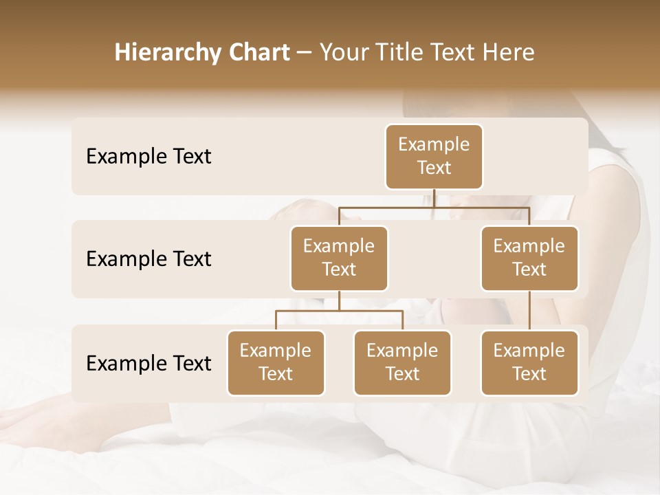 Young Mother With Baby Boy. Sitting On White Cloth And Having Fun. Whole Bodys, Side View PowerPoint Template