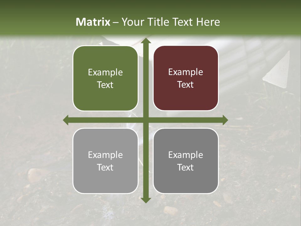 Rain Gutter Draining Water Away From A Residence PowerPoint Template