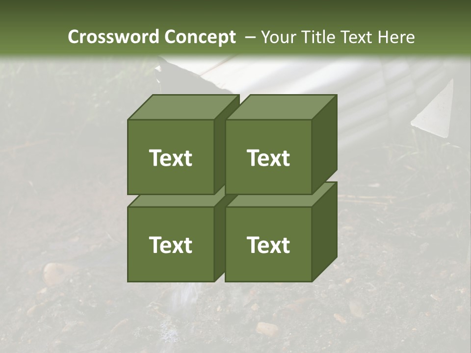 Rain Gutter Draining Water Away From A Residence PowerPoint Template