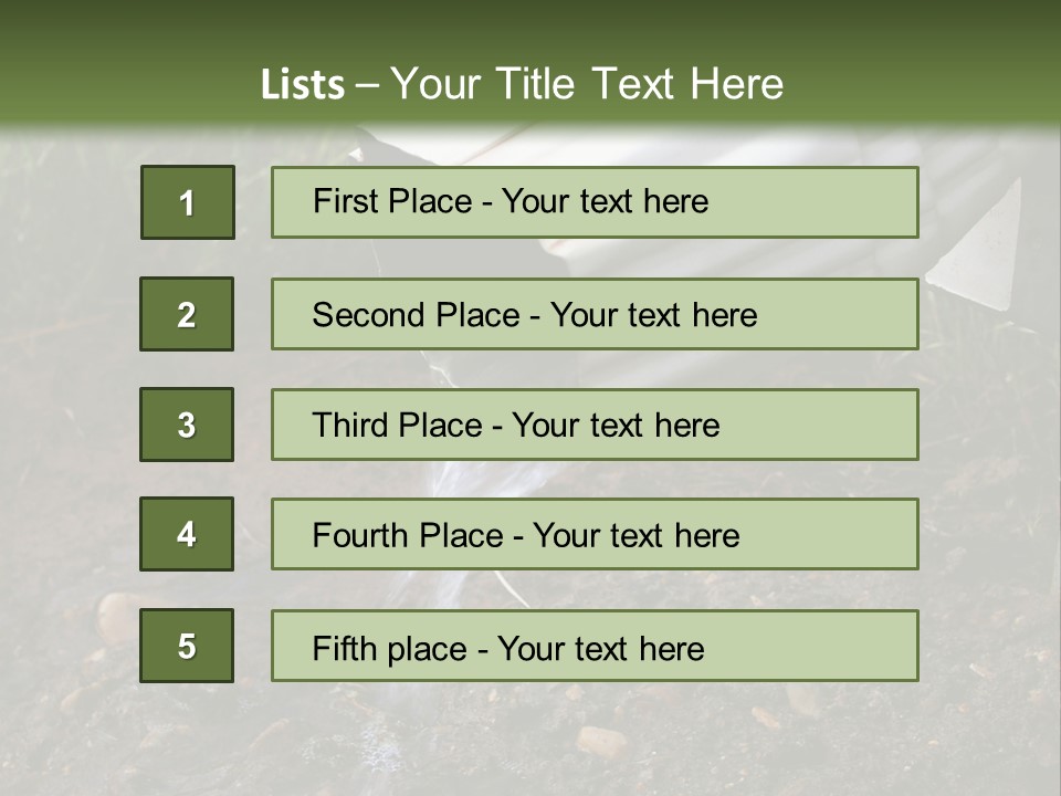 Rain Gutter Draining Water Away From A Residence PowerPoint Template