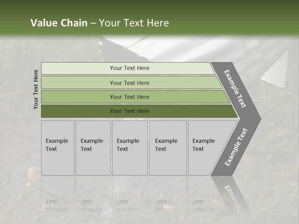Rain Gutter Draining Water Away From A Residence PowerPoint Template