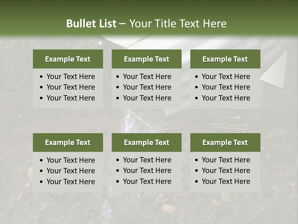 Rain Gutter Draining Water Away From A Residence PowerPoint Template