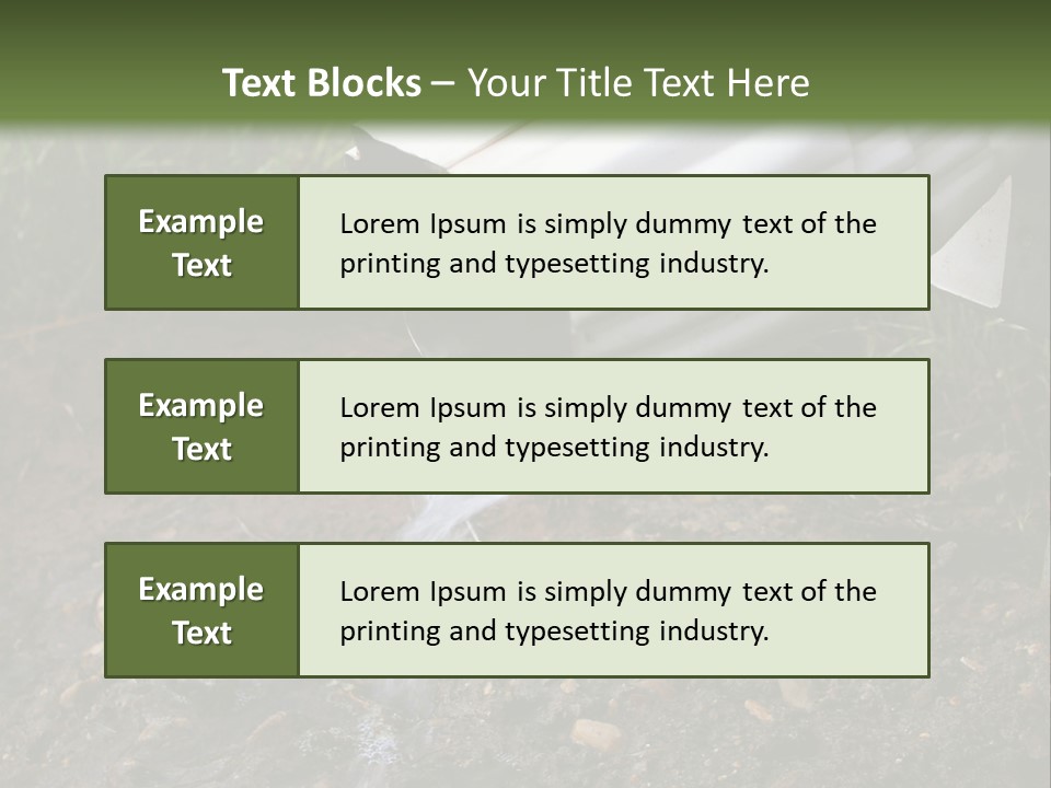 Rain Gutter Draining Water Away From A Residence PowerPoint Template