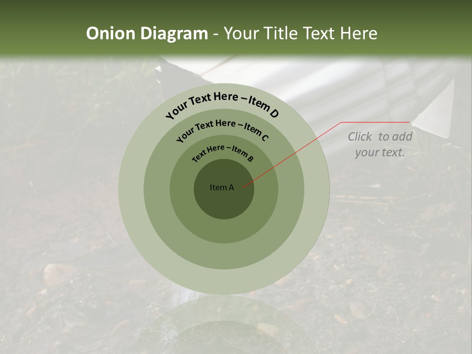Rain Gutter Draining Water Away From A Residence PowerPoint Template