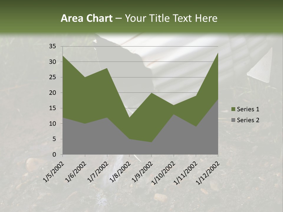Rain Gutter Draining Water Away From A Residence PowerPoint Template