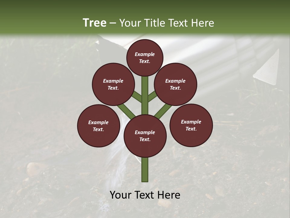 Rain Gutter Draining Water Away From A Residence PowerPoint Template