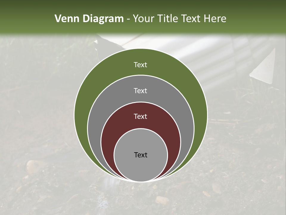 Rain Gutter Draining Water Away From A Residence PowerPoint Template