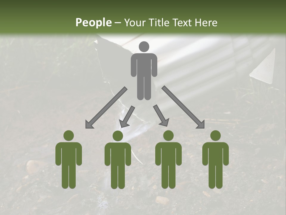 Rain Gutter Draining Water Away From A Residence PowerPoint Template