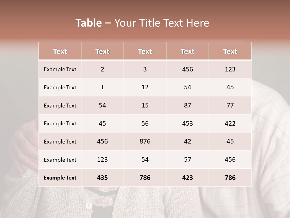 A Senior Man And Wife Deeply In Love. She Is Upset And He Is Comforting Her. PowerPoint Template