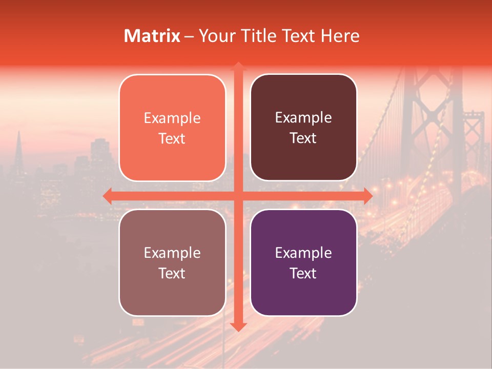 San Francisco Sunset PowerPoint Template