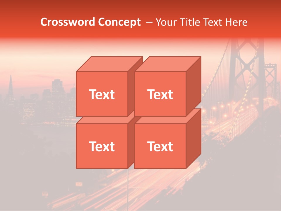 San Francisco Sunset PowerPoint Template