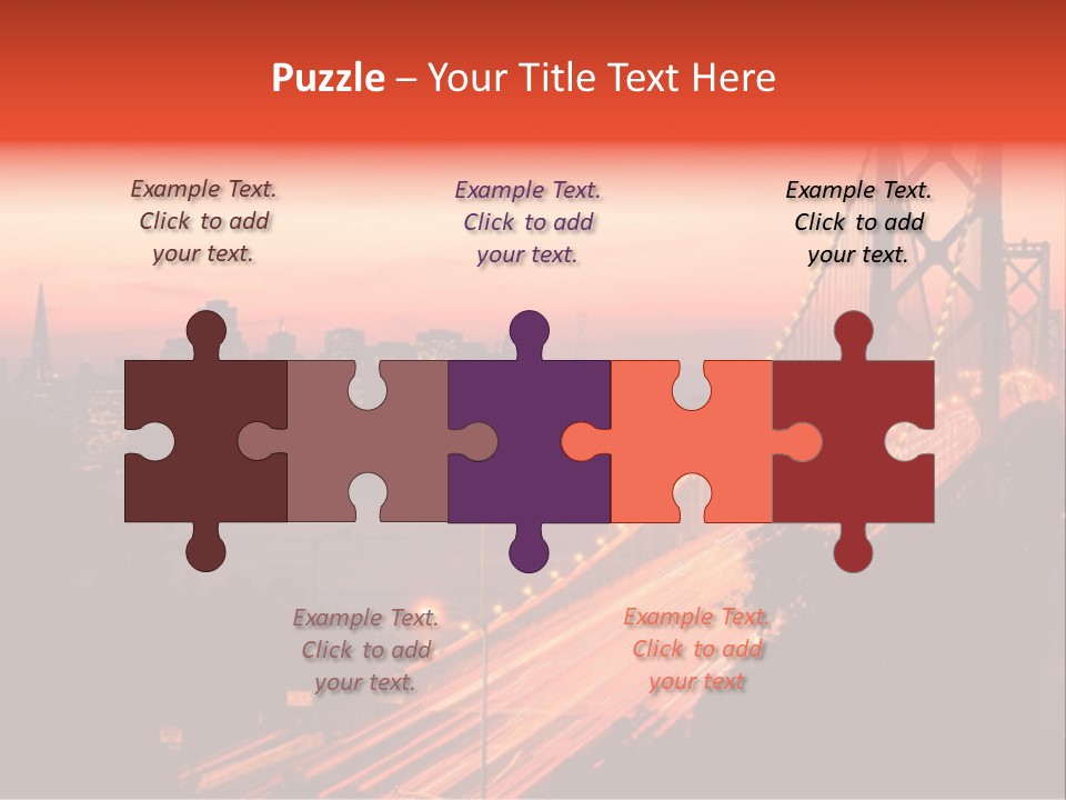 San Francisco Sunset PowerPoint Template