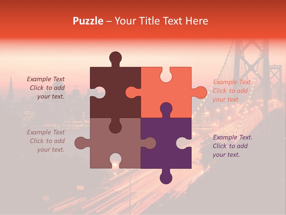 San Francisco Sunset PowerPoint Template