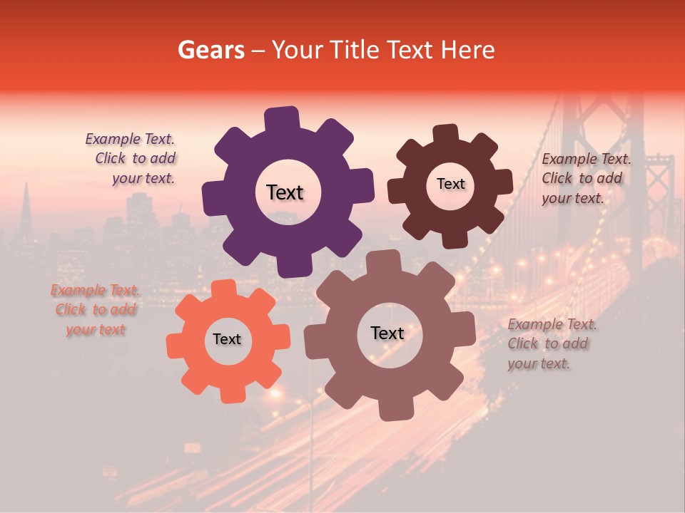 San Francisco Sunset PowerPoint Template