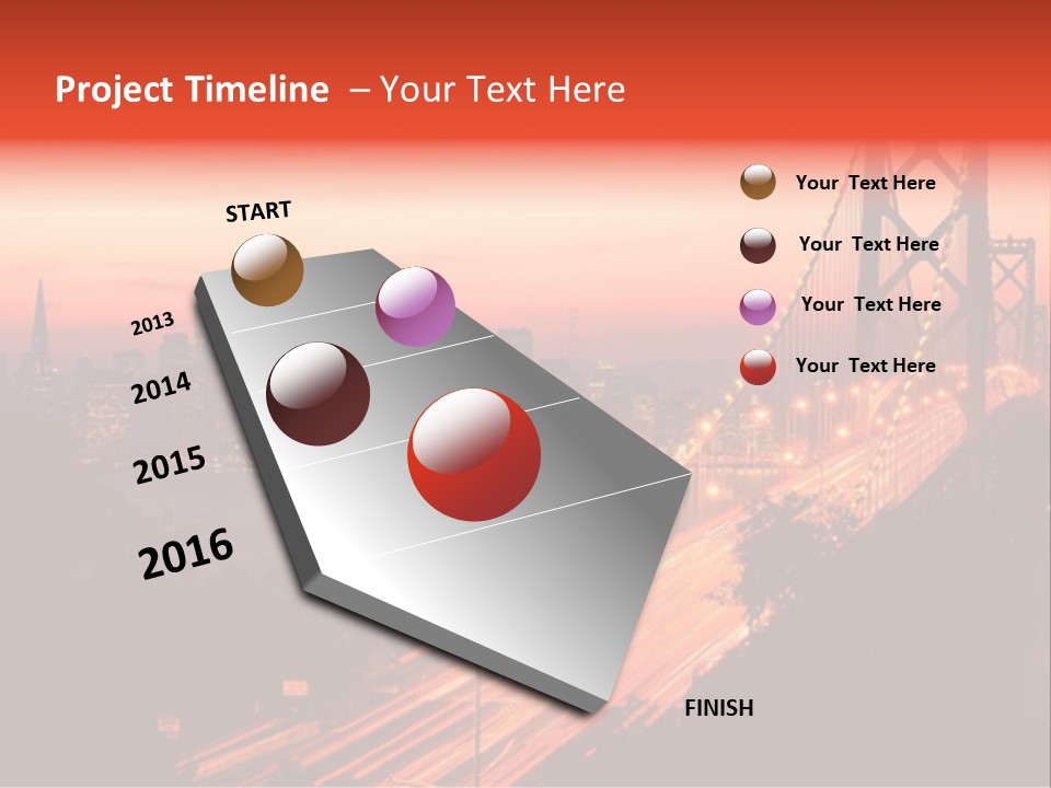 San Francisco Sunset PowerPoint Template