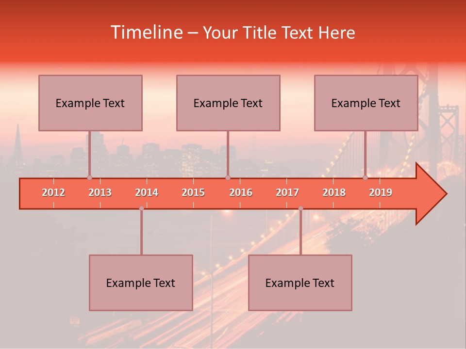 San Francisco Sunset PowerPoint Template