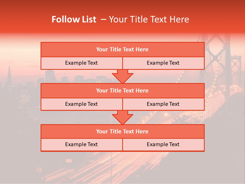 San Francisco Sunset PowerPoint Template
