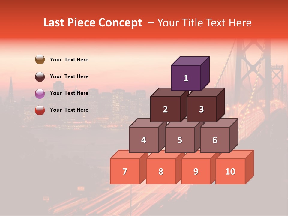 San Francisco Sunset PowerPoint Template