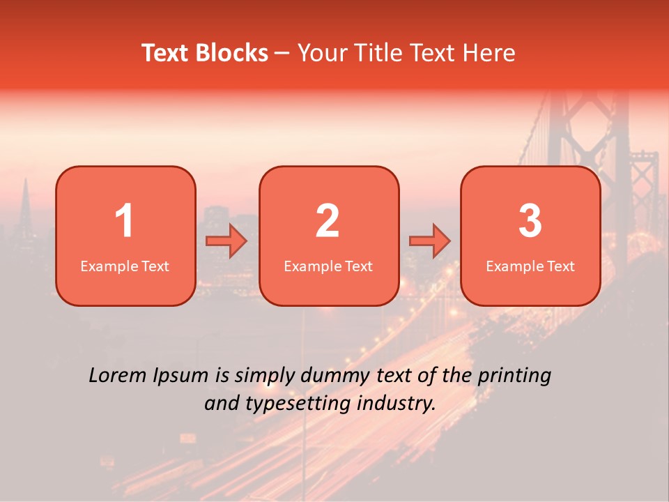 San Francisco Sunset PowerPoint Template