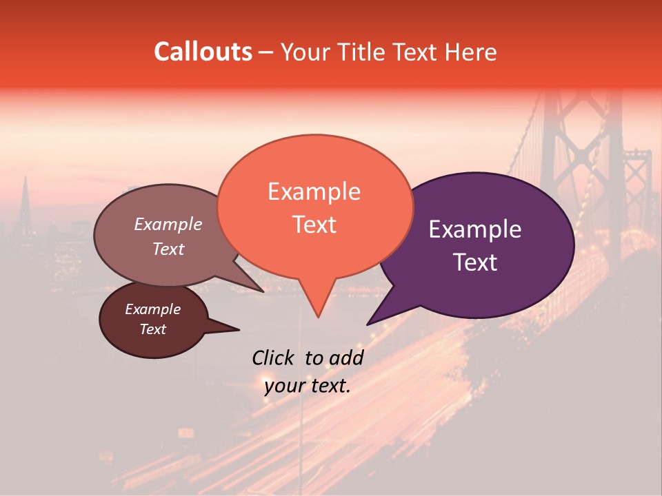 San Francisco Sunset PowerPoint Template