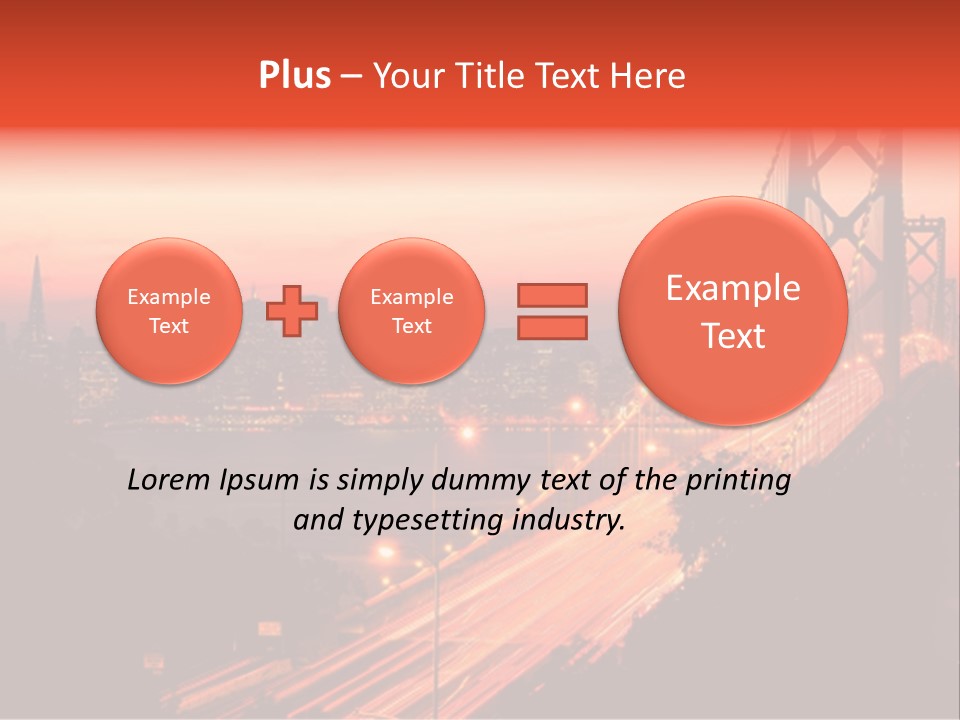 San Francisco Sunset PowerPoint Template