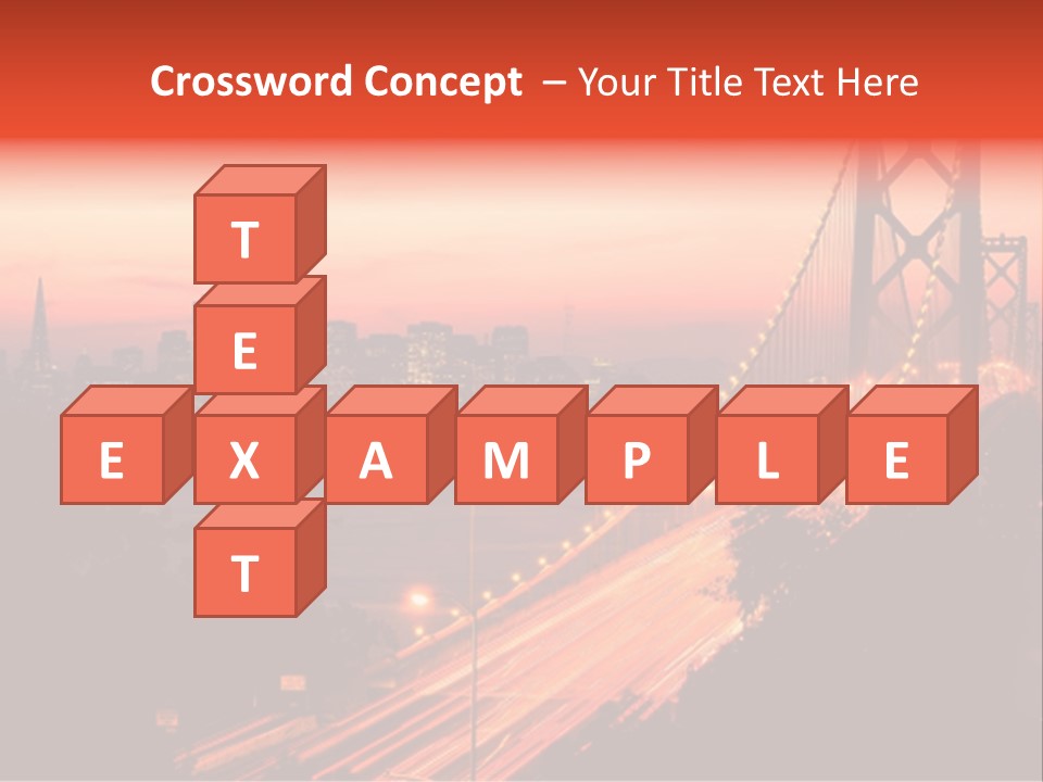 San Francisco Sunset PowerPoint Template