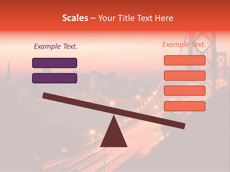 San Francisco Sunset PowerPoint Template