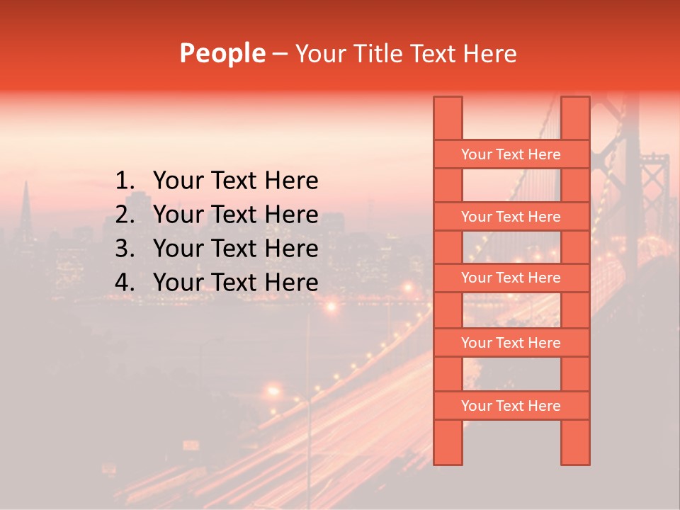 San Francisco Sunset PowerPoint Template