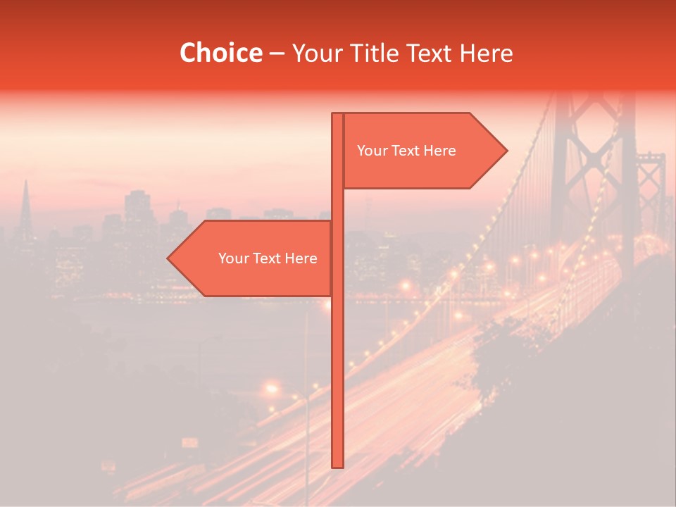 San Francisco Sunset PowerPoint Template