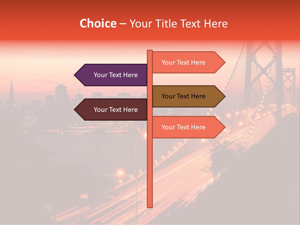 San Francisco Sunset PowerPoint Template