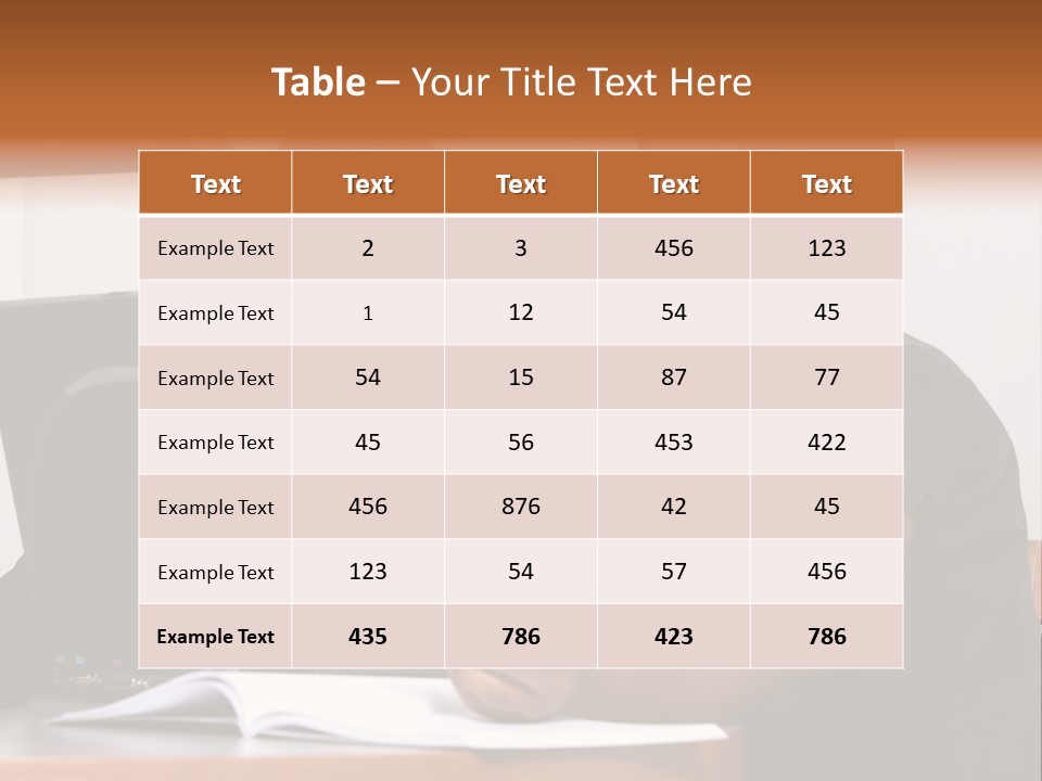 Two Women Working At The Computer PowerPoint Template
