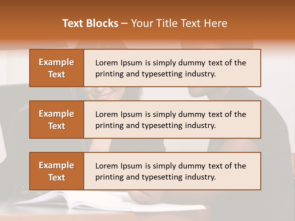 Two Women Working At The Computer PowerPoint Template