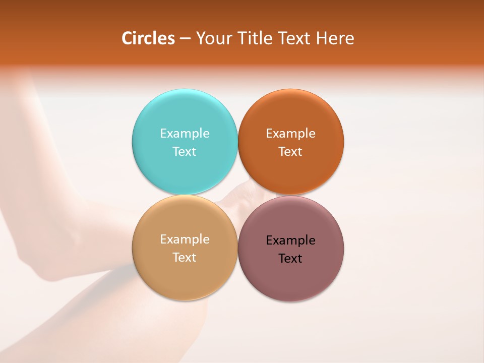 Young Woman Doing Yoga Moves Or Meditating On Tropical Ocean Beach PowerPoint Template