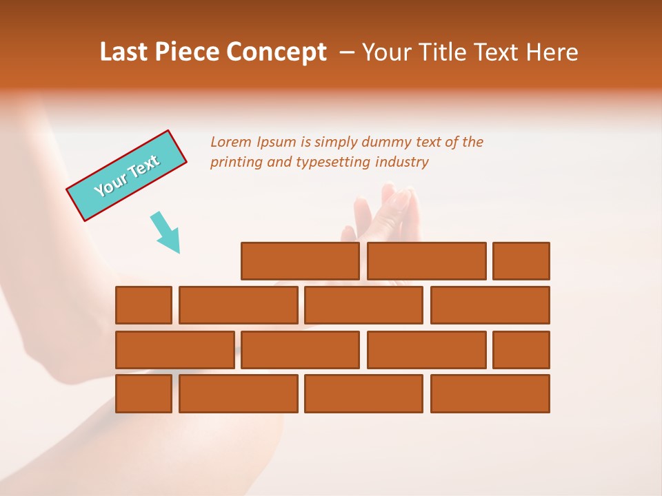 Young Woman Doing Yoga Moves Or Meditating On Tropical Ocean Beach PowerPoint Template