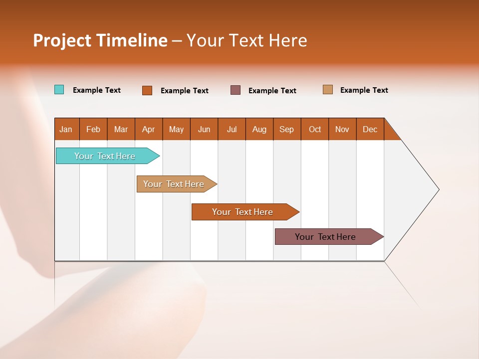 Young Woman Doing Yoga Moves Or Meditating On Tropical Ocean Beach PowerPoint Template