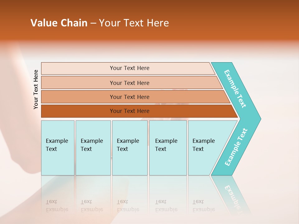 Young Woman Doing Yoga Moves Or Meditating On Tropical Ocean Beach PowerPoint Template