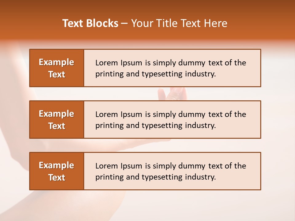 Young Woman Doing Yoga Moves Or Meditating On Tropical Ocean Beach PowerPoint Template